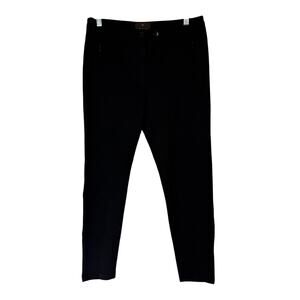 Fenn Wright Manson Black Knit Skinny Fitted Pockets Dress Pants Bottoms Size 8
